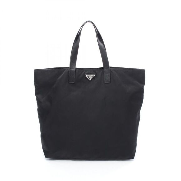 Prada Tote Bag Nylon Saffiano Leather Tote Bag - Picture 1 of 7